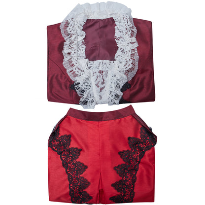 Victorian Rococo Vintage Dress Ball Gown Prom Dress Maria Antonietta Bow Accessory Women's Royal Masquerade Carnival Party Halloween Adults' Dress