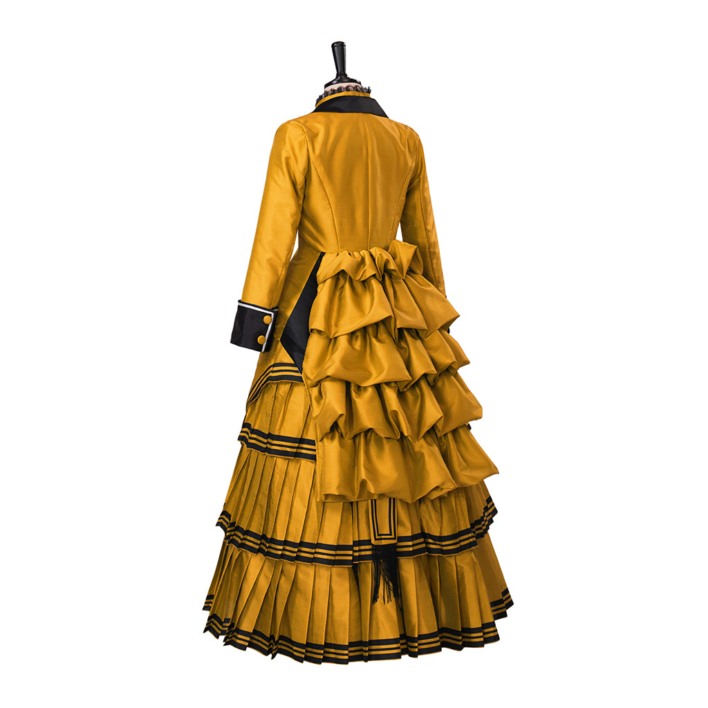Medieval Style Teal Gown with Black Trim Double Breasted Design for Historical Reenactments Halloween or Christmas