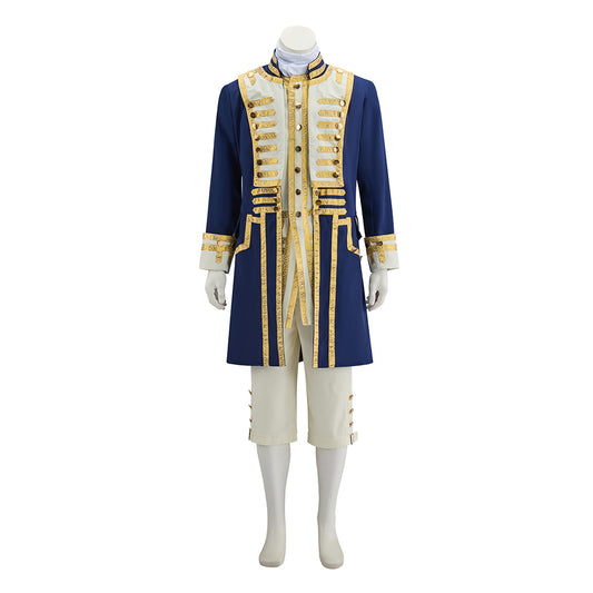 Medieval Court Coat with Gold Embellishments for Historical Reenactments Medieval Themed Gatherings Halloween Costumes Cosplay Events