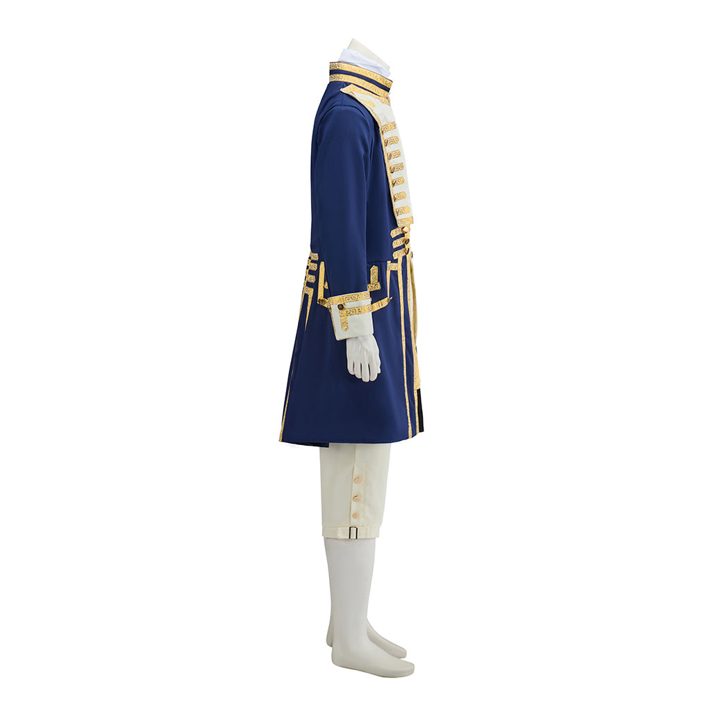 Medieval Court Coat with Gold Embellishments for Historical Reenactments Medieval Themed Gatherings Halloween Costumes Cosplay Events