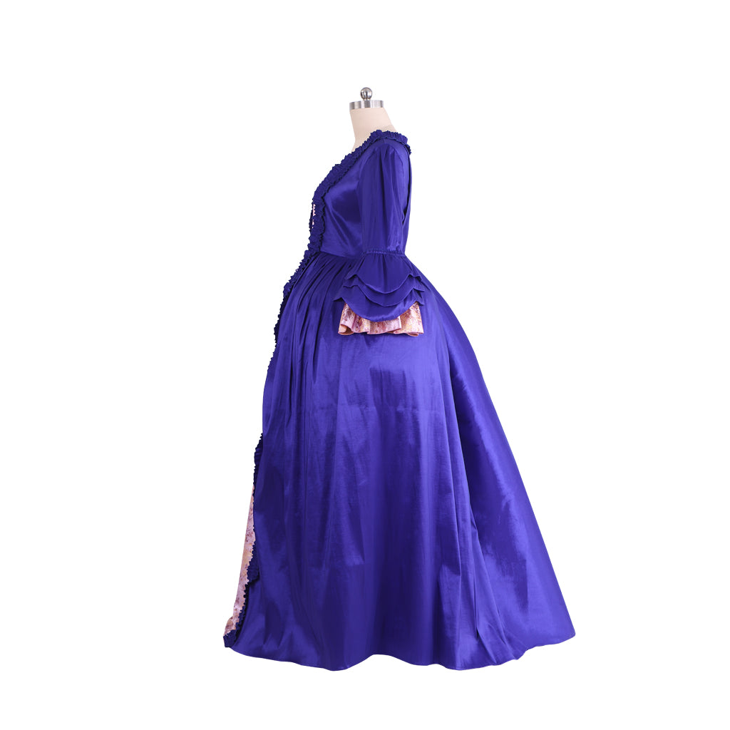 18th Century Women's Rococo Ball Gown Princess Maria Antonietta Rococo Victorian Renaissance Vacation Dress Flare Cuff Sleeve Women's Royal Halloween Carnival New Year Party Evening Party Party Valentine's DayParty Masquerade Adults' Dress All