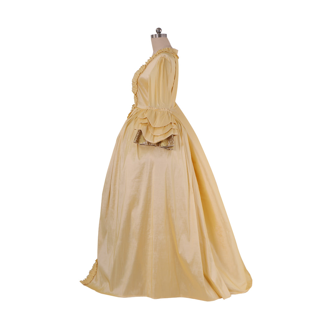 18th Century Women's Rococo Ball Gown Princess Maria Antonietta Rococo Victorian Renaissance Vacation Dress Flare Cuff Sleeve Women's Royal Halloween Carnival New Year Party Evening Party Party Valentine's DayParty Masquerade Adults' Dress All