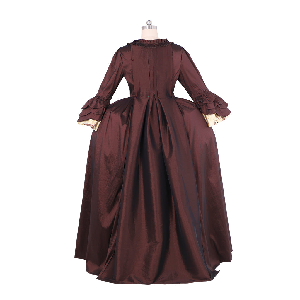 18th Century Women's Rococo Ball Gown Princess Maria Antonietta Rococo Victorian Renaissance Vacation Dress Flare Cuff Sleeve Women's Royal Halloween Carnival New Year Party Evening Party Party Valentine's DayParty Masquerade Adults' Dress All