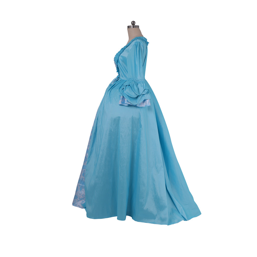 18th Century Women's Rococo Ball Gown Princess Maria Antonietta Rococo Victorian Renaissance Vacation Dress Flare Cuff Sleeve Women's Royal Halloween Carnival New Year Party Evening Party Party Valentine's DayParty Masquerade Adults' Dress All