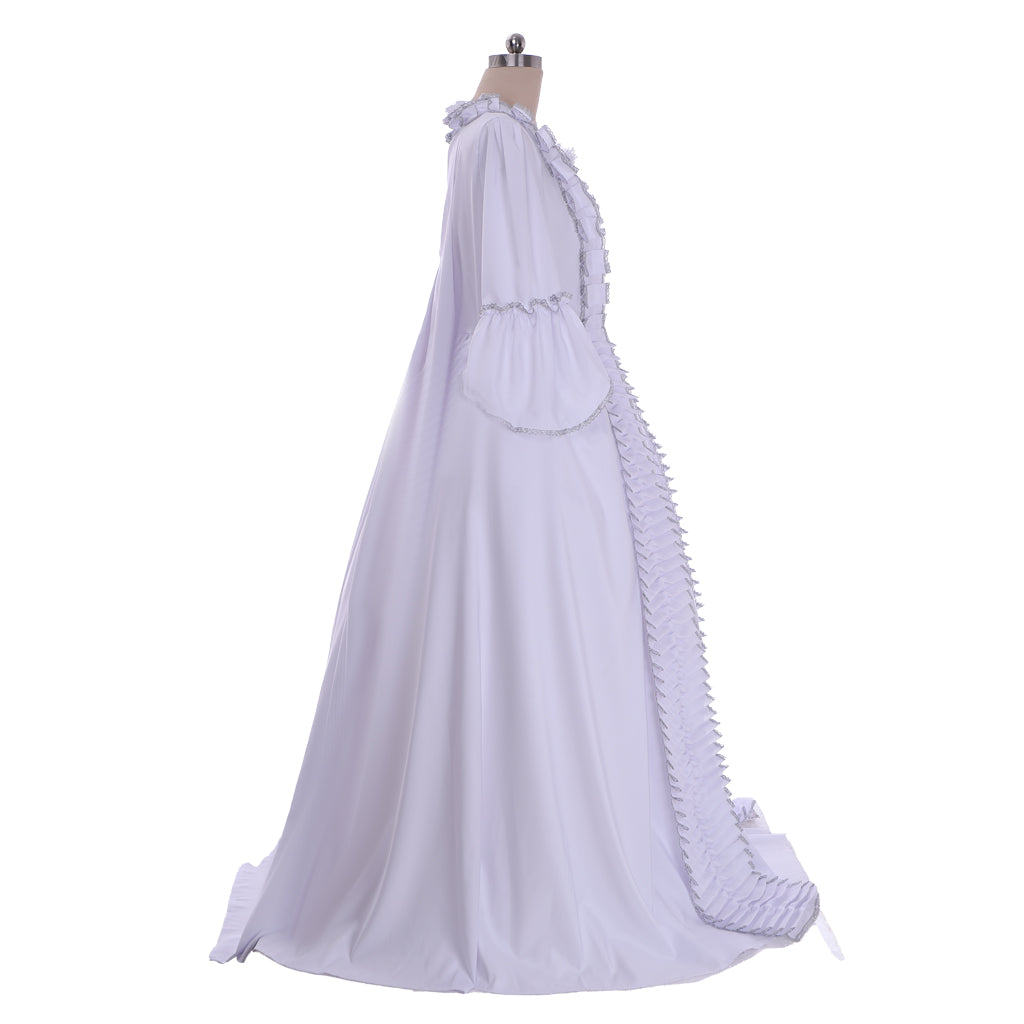 18th Gothic Rococo Dress Party Costume Prom Dress Princess Shakespeare Solid Ball Gown White Women's Royal Christmas Halloween Carnival Party Evening Dress Masquerade Adults' Dress All Seasons