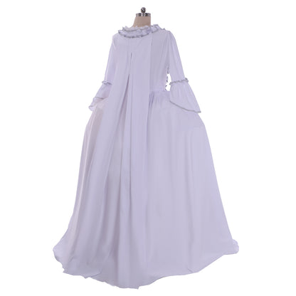 18th Gothic Rococo Dress Party Costume Prom Dress Princess Shakespeare Solid Ball Gown White Women's Royal Christmas Halloween Carnival Party Evening Dress Masquerade Adults' Dress All Seasons