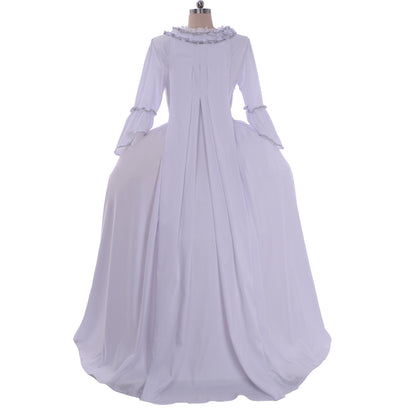 18th Gothic Rococo Dress Party Costume Prom Dress Princess Shakespeare Solid Ball Gown White Women's Royal Christmas Halloween Carnival Party Evening Dress Masquerade Adults' Dress All Seasons