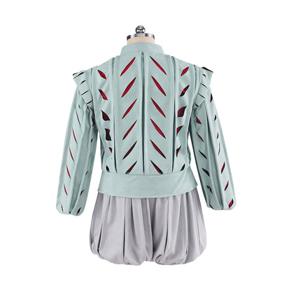 Medieval Light Green Embroidered Coat and Breeches Set for Historical Reenactments Theatrical Performances Halloween Christmas