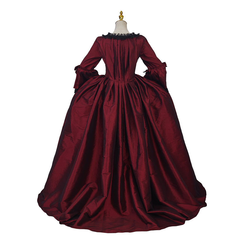 Gothic Rococo Vintage Inspired Dress Party Costume Prom Dress Princess  Shakespeare  Red Women's Royal  Christmas Halloween Carnival Party Evening dress Masquerade Adults' Dress All