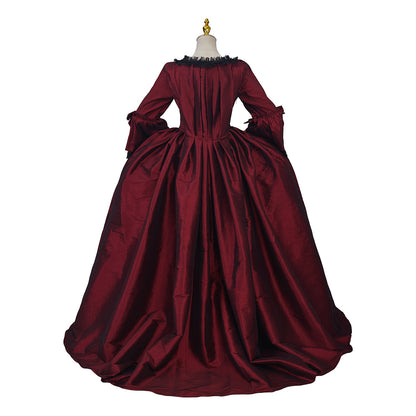 Gothic Rococo Vintage Inspired Dress Party Costume Prom Dress Princess  Shakespeare  Red Women's Royal  Christmas Halloween Carnival Party Evening dress Masquerade Adults' Dress All