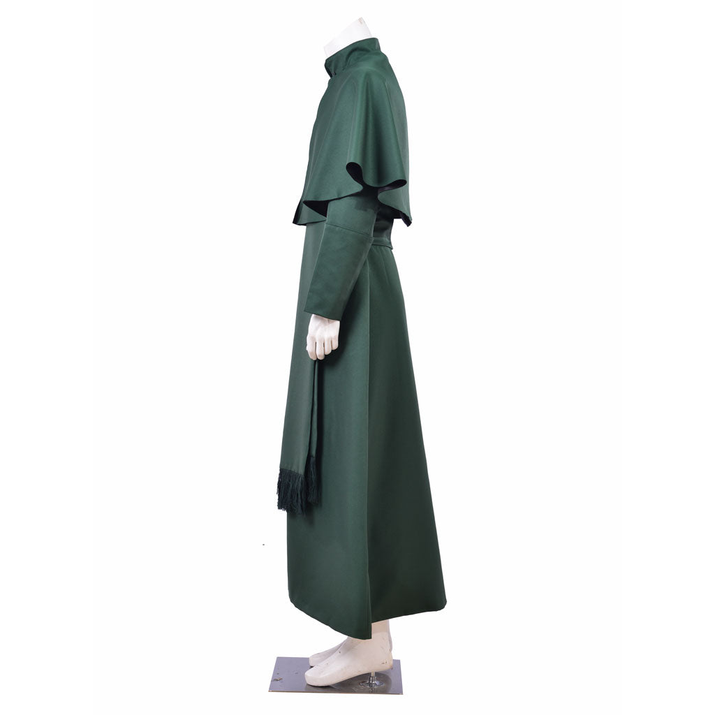 Medieval Men's Dark Green Monk Robe Costume Cosplay Stage Outfit Adult Halloween Christmas Party Themed Outfit