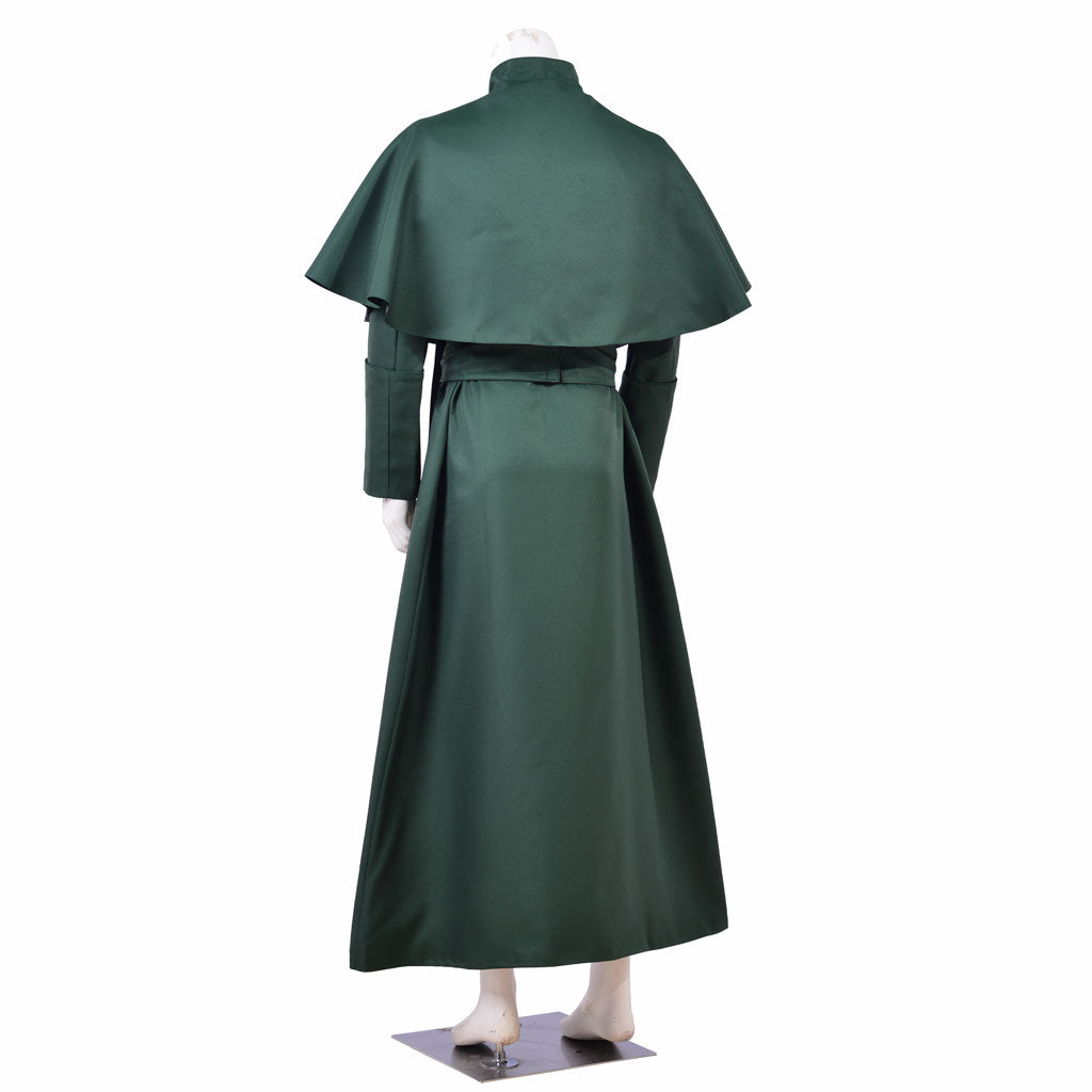 Medieval Men's Dark Green Monk Robe Costume Cosplay Stage Outfit Adult Halloween Christmas Party Themed Outfit