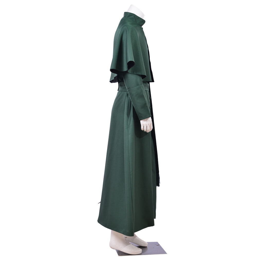 Medieval Men's Dark Green Monk Robe Costume Cosplay Stage Outfit Adult Halloween Christmas Party Themed Outfit