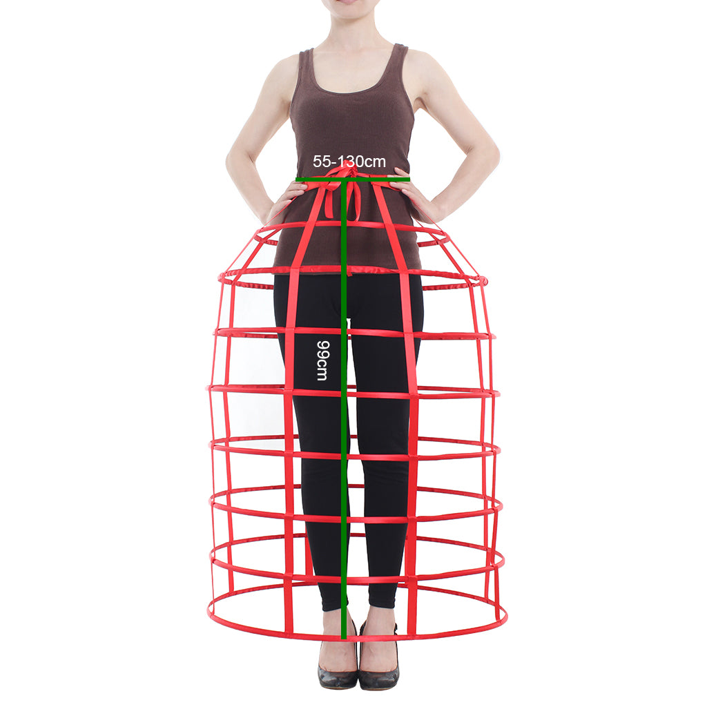 Women's Baroque Pannier Petticoat Victorian Crinoline Birdcage Hoop for Victorian Ball Dress Baroque Crinoline Rococo Princess Dress Pannier