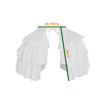 Women's Baroque Pannier Petticoat Victorian White Pannier Petticoat for Victorian Ball Dress Baroque Crinoline Rococo Princess Dress Pannier