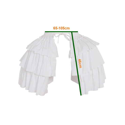 Women's Baroque Pannier Petticoat Victorian White Pannier Petticoat for Victorian Ball Dress Baroque Crinoline Rococo Princess Dress Pannier
