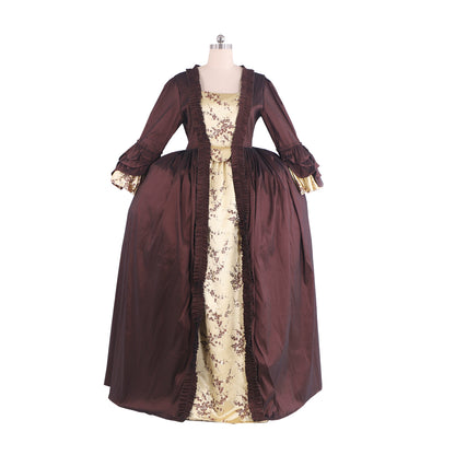 18th Century Women's Rococo Ball Gown Princess Maria Antonietta Rococo Victorian Renaissance Vacation Dress Flare Cuff Sleeve Women's Royal Halloween Carnival New Year Party Evening Party Party Valentine's DayParty Masquerade Adults' Dress All