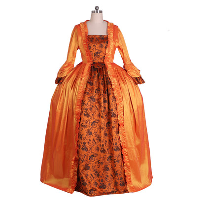 18th Century Women's Rococo Ball Gown Princess Maria Antonietta Rococo Victorian Renaissance Vacation Dress Flare Cuff Sleeve Women's Royal Halloween Carnival New Year Party Evening Party Party Valentine's DayParty Masquerade Adults' Dress All