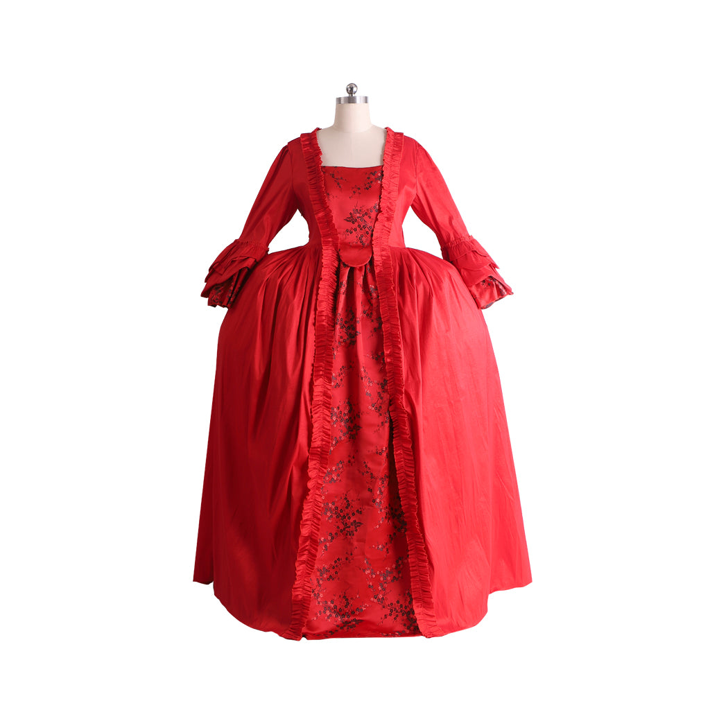 18th Century Women's Rococo Ball Gown Princess Maria Antonietta Rococo Victorian Renaissance Vacation Dress Flare Cuff Sleeve Women's Royal Halloween Carnival New Year Party Evening Party Party Valentine's DayParty Masquerade Adults' Dress All