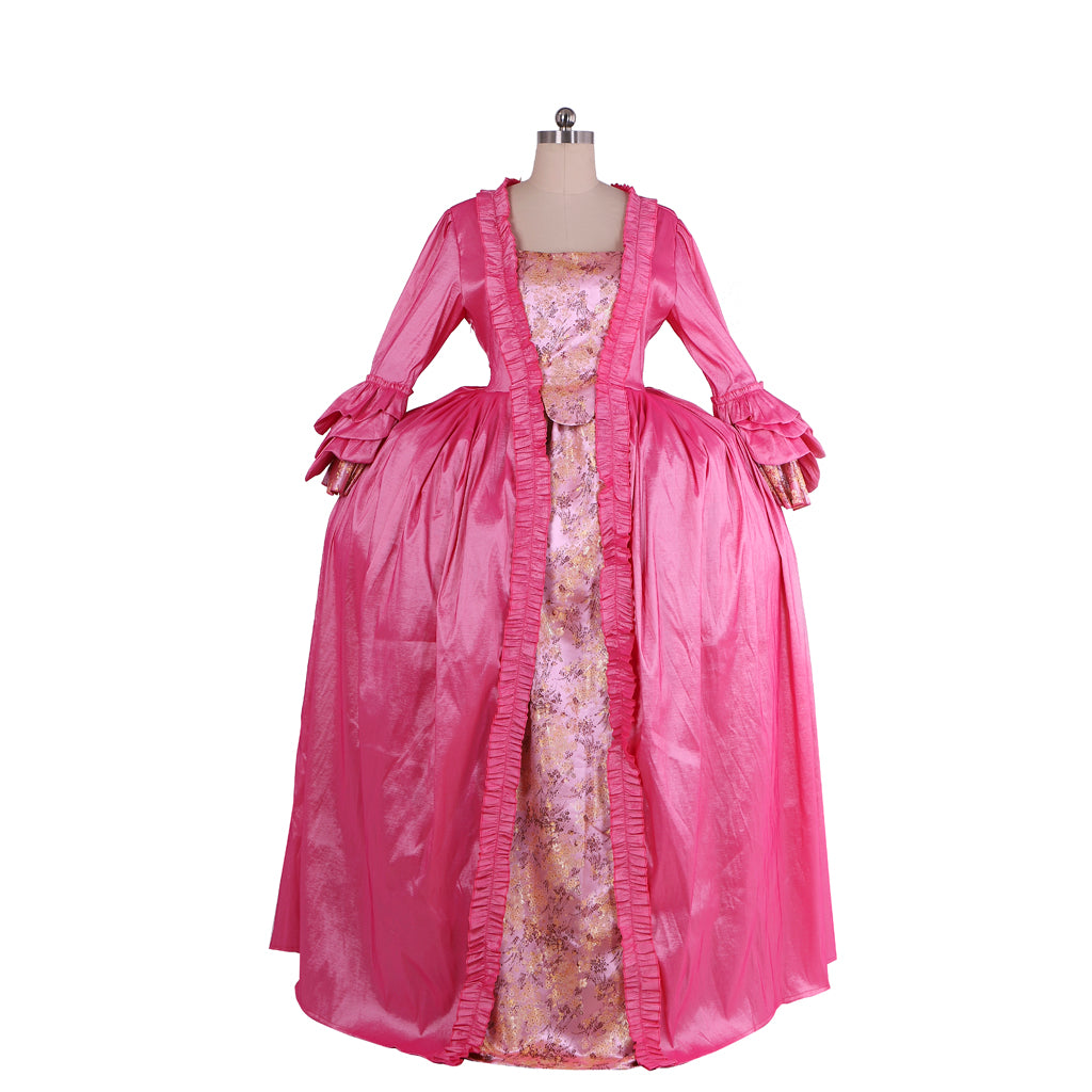 18th Century Women's Rococo Ball Gown Princess Maria Antonietta Rococo Victorian Renaissance Vacation Dress Flare Cuff Sleeve Women's Royal Halloween Carnival New Year Party Evening Party Party Valentine's DayParty Masquerade Adults' Dress All