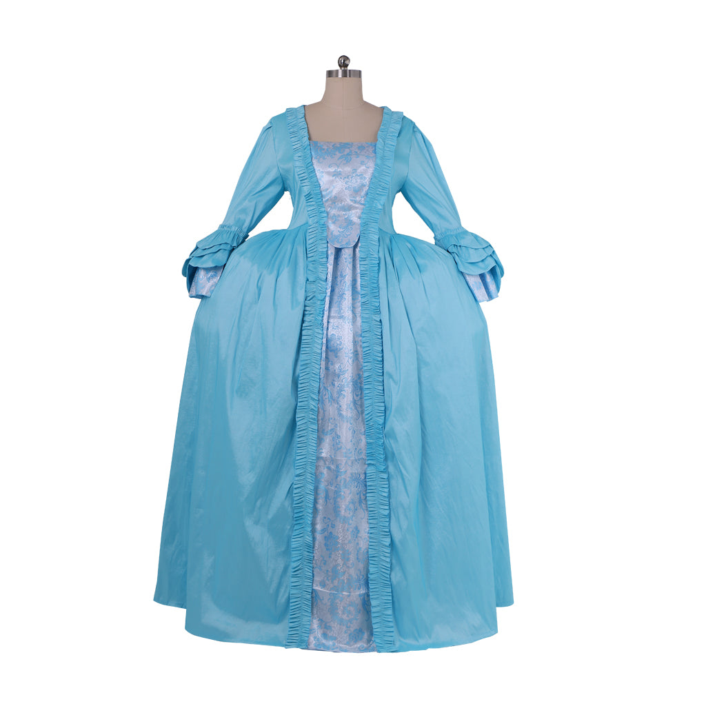 18th Century Women's Rococo Ball Gown Princess Maria Antonietta Rococo Victorian Renaissance Vacation Dress Flare Cuff Sleeve Women's Royal Halloween Carnival New Year Party Evening Party Party Valentine's DayParty Masquerade Adults' Dress All