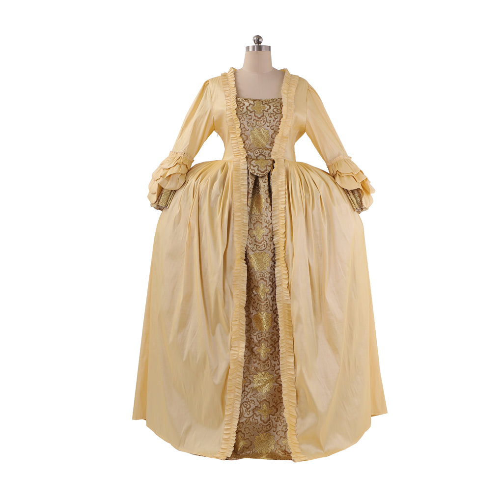 18th Century Women's Rococo Ball Gown Princess Maria Antonietta Rococo Victorian Renaissance Vacation Dress Flare Cuff Sleeve Women's Royal Halloween Carnival New Year Party Evening Party Party Valentine's DayParty Masquerade Adults' Dress All