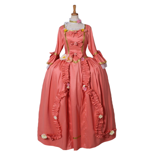 18th Century Women's Rococo Ball Gown Princess Bow Accessory Maria Antonietta Rococo Victorian Renaissance Vacation Dress Party Costume Princess