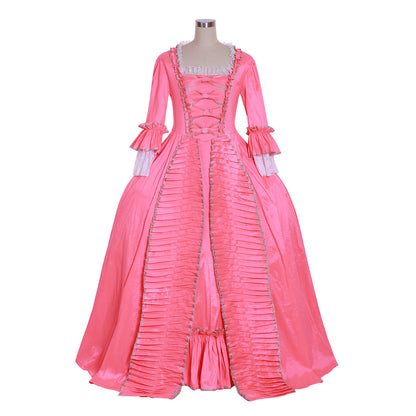 Gothic Rococo Victorian Dress Party Costume Flare Cuff Sleeve Masquerade Princess Shakespeare Plus Size Solid Color Ball Gown Women's Christmas Halloween Carnival Party Masquerade Wedding Party Adults' Dress All