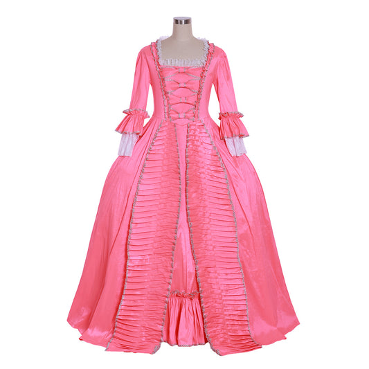 Gothic Rococo Victorian Dress Party Costume Flare Cuff Sleeve Masquerade Princess Shakespeare Plus Size Solid Color Ball Gown Women's Christmas Halloween Carnival Party Masquerade Wedding Party Adults' Dress All