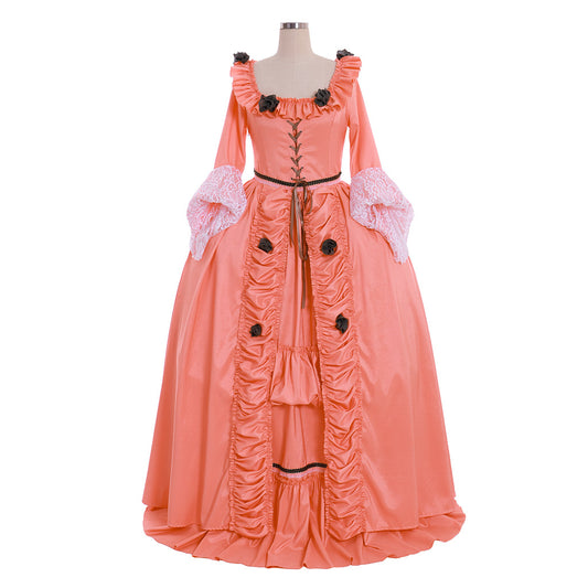 Gothic Rococo Vintage Inspired Dress Party Costume Prom Dress Princess Flare Cuff Sleeve Shakespeare  Origon Women's Royal  Christmas Halloween Carnival Party Evening dress Masquerade Adults' Dress All