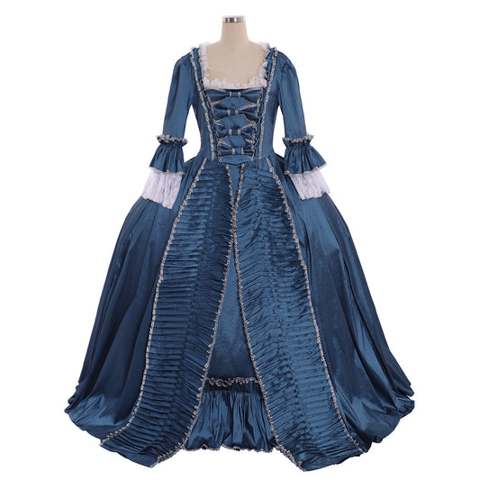 Gothic Rococo Victorian Dress Party Costume Flare Cuff Sleeve Masquerade Princess Shakespeare Plus Size Solid Color Ball Gown Women's Christmas Halloween Carnival Party Masquerade Wedding Party Adults' Dress All