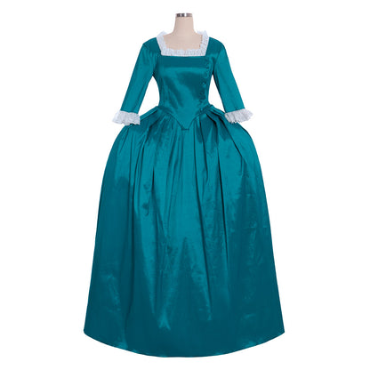18th Gothic Rococo Dress Party Costume Prom Dress Princess Shakespeare Solid Ball Gown Navy Blue Women's Royal Christmas Halloween Carnival Party Evening Dress Masquerade Adults' Dress All Seasons