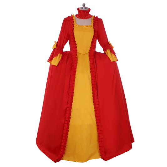 18th Century Women's Rococo Ball Gown Princess Maria Antonietta Rococo Victorian Renaissance Vacation Dress Women's Royal Halloween Carnival New Year Party Evening Party Party Valentine's DayParty Masquerade Adults' Dress All