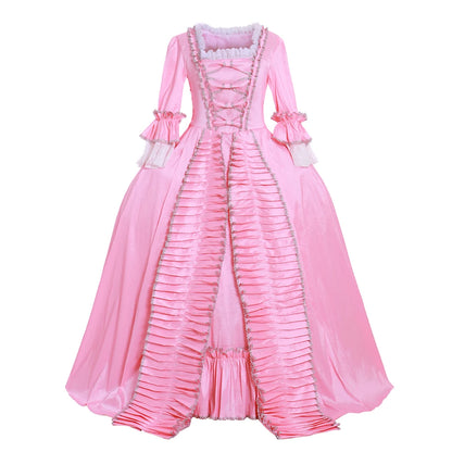 Gothic Rococo Victorian Dress Party Costume Flare Cuff Sleeve Masquerade Princess Shakespeare Plus Size Solid Color Ball Gown Women's Christmas Halloween Carnival Party Masquerade Wedding Party Adults' Dress All