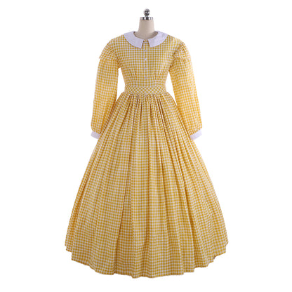 Victorian Rococo Medieval Dress Ball Gown Striped Dress Party Costume Women's Royal Halloween Carnival Party Prom Carnival of Venice Dress