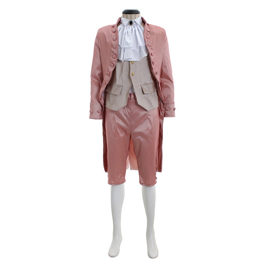 Regency Men's Frock Coat with Waistcoat, Breeches and Ruffled Shirt Historical Style Outfit for Cosplay or Themed Events Halloween Christmas or Themed Parties