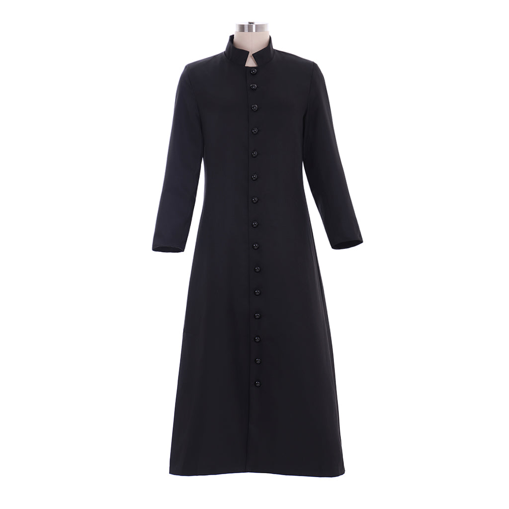 Medieval Women Renaissance Blue Cosplay Costume Adult Ancient Long Dress With Mandarin Collar Long Sleeve Gothic Ladies Halloween Party Dress