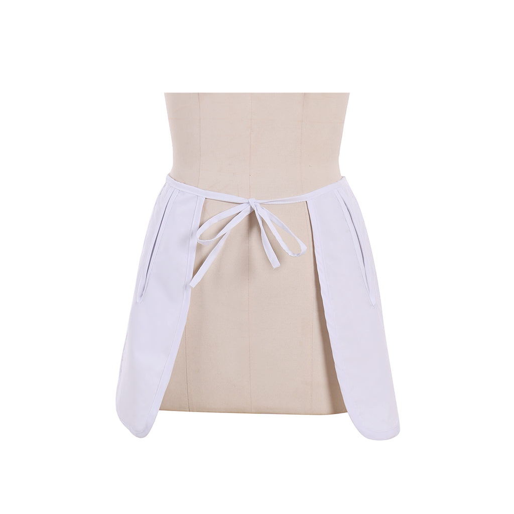 Medieval Women Renaissance White Tie - Up Apron Belt Cosplay Costume Gothic Ladies Accessory